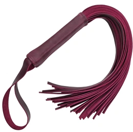 Bordo kožna pletenica flogger za BDSM, BDSM bič za igre i predigre