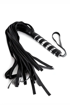 Pletenica: bdsm pletenica kožna crna 60 cm