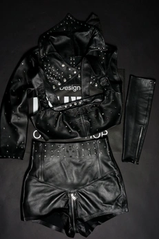 Komplet za igranje uloga: kožni bdsm kostim