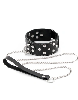 Erotska ogrlica od prave kože bdsm za odrasle