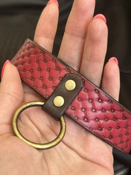 Choker: od prave reljefne kože