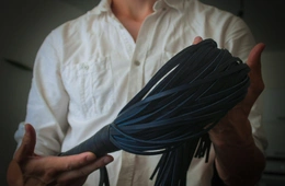 Flogger (pletenica) od prave kože (90 repova)