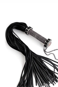 Bdsm pletenica - kožna crna pletenica 18 + za igranje uloga