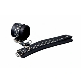 BDSM set klasika Crna (ogrlica, ponoji, narukvice)