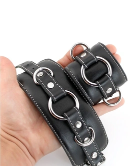 Lisice kožne meke dvoslojne sa prstenom