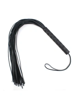 Bdsm pletenica - kožna crna pletenica 18 + za igranje uloga