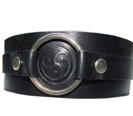 BDSM ogrlica sa prstenom Triskel (r2822)