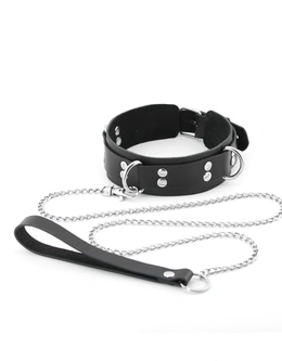 Bdsm ogrlica sa povodcem i hvataljkama za lisice za igranje uloga