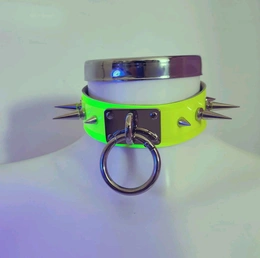Choker sa šiljcima fluorescentni Choker kiseli za ples Choker lanci