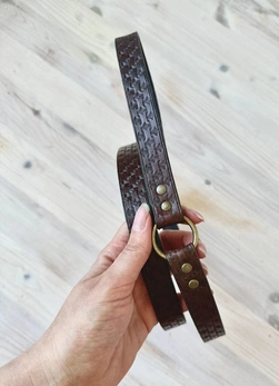 Reljefni kožni povodac