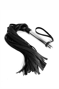 Pleteni bdsm pleteni kožni crni 55 cm