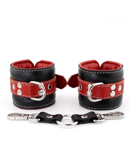 Lisice bdsm meka dual laier premium