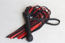 Pleteni floger crno-crveni 35 repova od 45cm