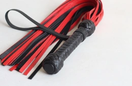 Pleteni floger crveno-crni 35 repova od 45cm