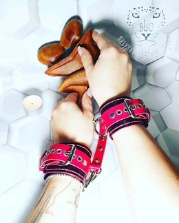 Lisice od kože za igranje uloga BDSM pribor za pribor nanožniki