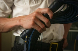 Flogger (pletenica) od prave kože (90 repova)