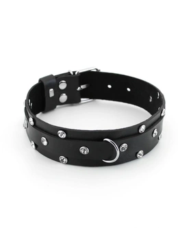 Bdsm ogrlica sa povodcem sek ukras od rhinestona