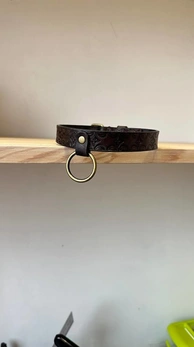 Čoker od prave reljefne kože