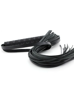 Bdsm pletenica - kožna crna pletenica 18 + za igranje uloga