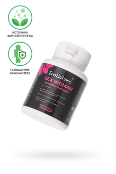 Kapsule za uzbuđenje žena Erotichard, sek Vomen, 20 kapsula