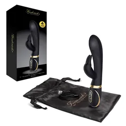 Crni masažer zeca sa efektom zagrevanja