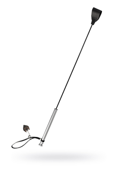 Pecado BDSM stack, sa metalnom drškom, model 2, koža, crna