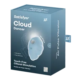 Satisfier Cloud Dancer vakuumski stimulator klitorisa, svetlo plava