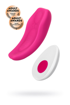Klitorisni vibrator u gaćice Joss flirti, silikon, roze, 9,3 cm