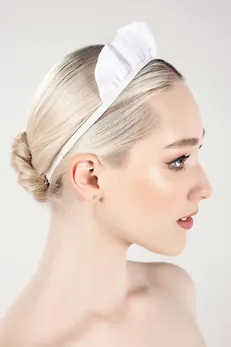 Gornji deo kostima sluškinja, Pecado BDSM, korzet, pokrivalo za glavu, crno-belo, 42