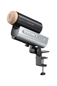 Vibracioni turbator nerealan lovense Solace PRO, TPE, Crna, 23,1 cm