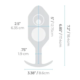 Profesionalni čep za nošenje B-Vibe Snug plug 4