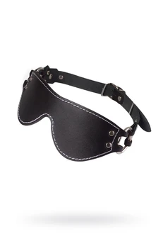 Maska za oči od kože obložene velurom