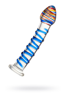 Nerealni Dildo Sekus Glass, staklo, prozirno, 18 cm (912069)