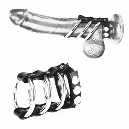 Trostruki metalni prsten po članu sa podesivom trakom