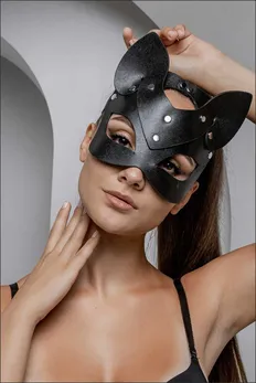 Klasična maska za mačke sa uvećanim ušima