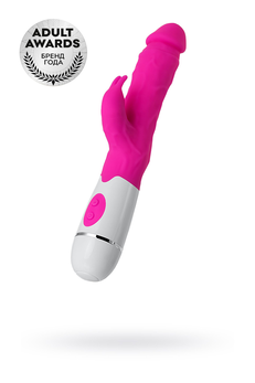 Nerealističnый vibrator TOYFA A-Igračke Mist, silikonski, roze, 25,4 cm