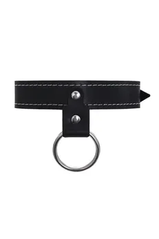 Ogrlica Pecado BDSM, jednoslojni Pecado BDSM, uska, koža, crna