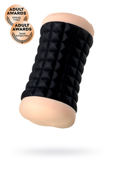 Masturbator dvostrani JOS JANICE, TPR, telesni, 14,5 cm