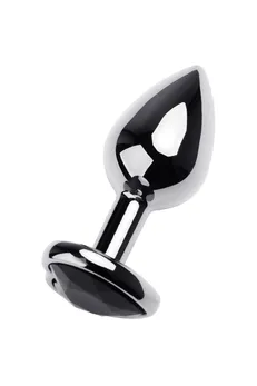 Analni rukav Metal by TOYFA, metal, crna, sa crnim staklom, 7 cm, Ø 2,7 cm, 50 g