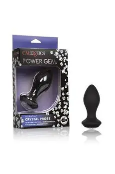 Pover Gem Vibrating Petite Cristal probe Analni čep sa vibracijom i kristalom