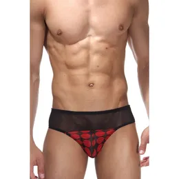 Gaćice muške Tonge u krupni crveni grašak