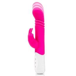 Mali tanki ružičasti masažer za G-tačku Slim Shaft THRUSTING G-spot Rabbit