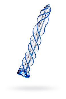 Nerealni Dildo Sekus Glass, staklo, prozirno, 18,5 cm