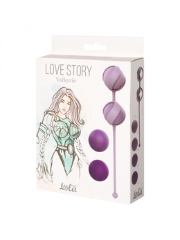 Komplet Zamenljivih Vaginalnih Kuglica Love Stori Valkirie Purple