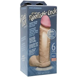 Dildo realista sa skrotumom na usisnoj čaši Ultra Skin 6 Realistic Cock