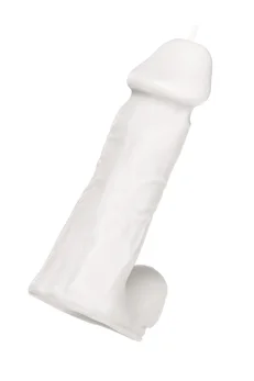 Sveća Pecado BDSM Penis, bela, 98 gr.