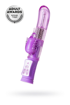 TOIFA a-Tois high-tech Fantasi klitorisni stimulans vibrator, TPE, ljubičasta, 22,4 cm