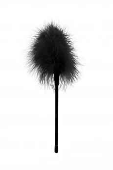 Pufer (četka za perje, Škakljanje) Feather, Crna