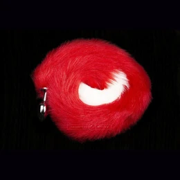 Analni čep sa repom, Srebrna-slane stvari, 6 cm