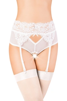 Erotske Gaćice-visoka kolekcija Erolanta Lingerie pojas, bela (50-52)
